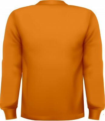 Толстовка трикотажная (М-16), мужская без капюшона, темно-желтый, 100% х/б