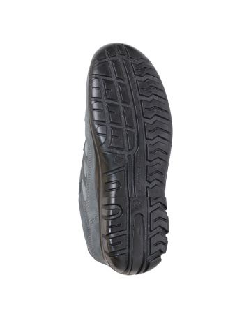 Полуботинки с перфорацией "Универсал", замша (серые), ПУ