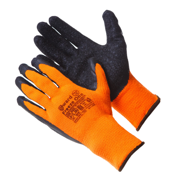 Перчатки FREEZE ONE утепленные, 50% акрил, покрыты текстурированным латексом