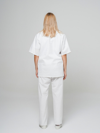 Костюм рабочий универсальный №105 (куртка, брюки) отбеленный, ткань Бязь