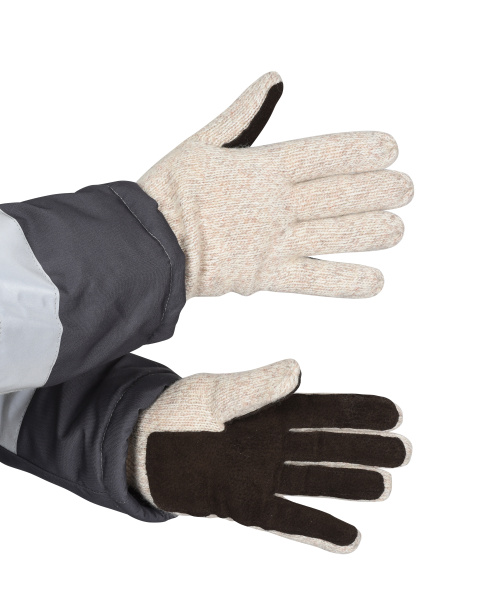 Перчатки утепленные со спилком на ладони и пальцах Юкагиры Safeprotect (Тинсулейт) (х12х120)