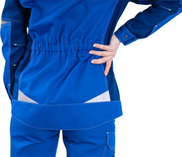 Куртка женская ТУРБО SAFETY летняя от механических воздействий и ОПЗ, василек-синий