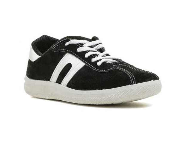 Кроссовки туфли мужские, замша, черные, ПВХ М92 