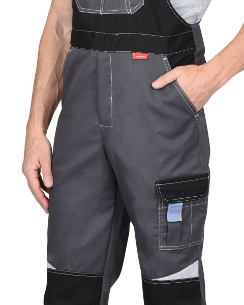 Полукомбинезон "Фаворит-Мега": серый с черн., и сиреневым, СОП Тк. Rodos Распродажа