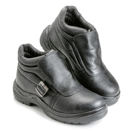 Ботинки кожаные сварщика мод. 24 ПУ-НИТРИЛ металлоподносок