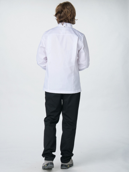 Китель повара Гастро (тк.Смесовая,160), белый (ЧЗ)