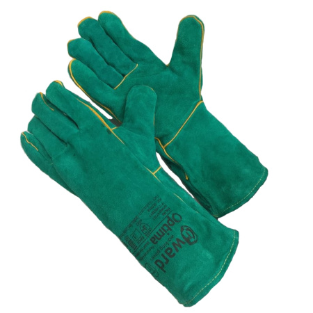 Перчатки спилковые краги с подкладом Gward Optima XY252