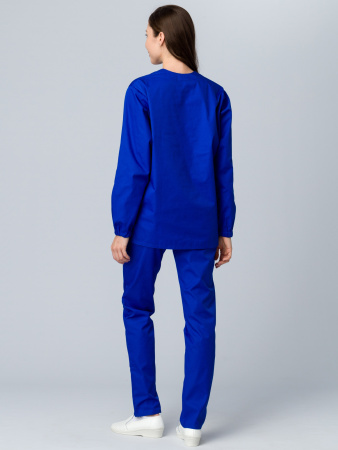 Женский костюм ХАССП-Стандарт (ткань Оптима, 160), васильковый