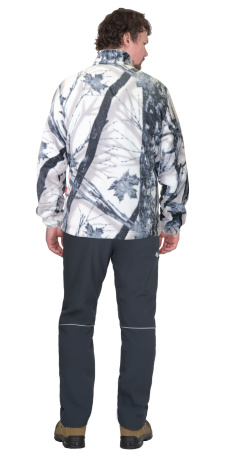 Куртка флисовая КМФ Зимний лес 