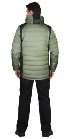 Куртка "УРБАН" хаки с черным тк.Дюспо (ЧЗ)