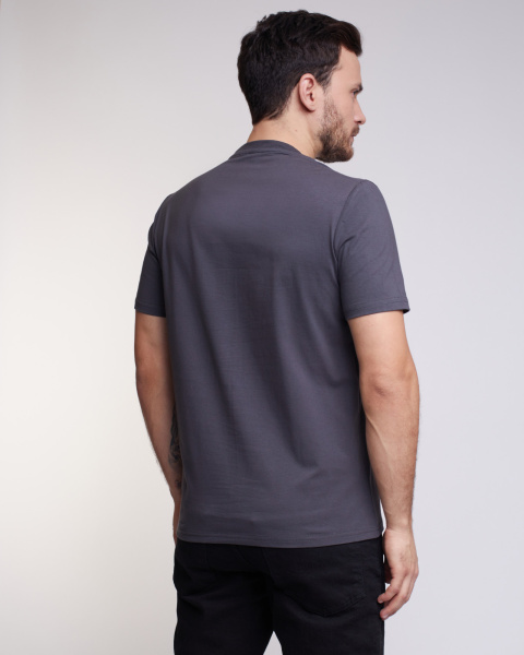 Футболки МУЖСКИЕ трикотажные (состав: 100% х/б); плотность 180 гр/м² (Антрацит)