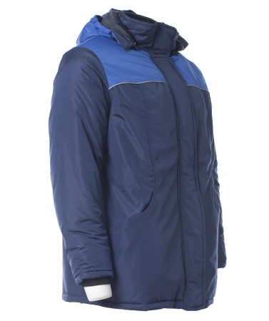 Куртка утеплённая женская «СНЕЖАНА» цв. синий с васильковым