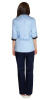 Костюм "ФЛОРА" женский голубой с темно-синим (ЧЗ)