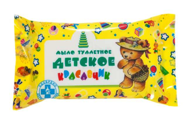 Мыло туалетное твердое "Детское" "Красавчик" 100 гр (в упаковке)