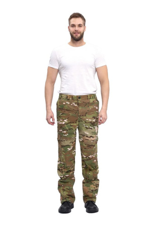 Костюм "ТУРИСТ 2" куртка/брюки цвет: кмф "Мультикам", ткань: Твил Пич