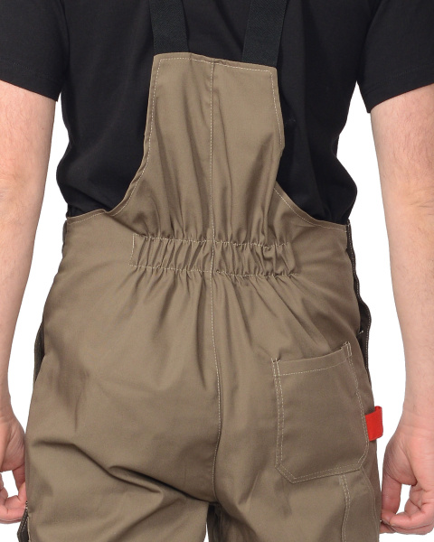 Полукомбинезон "Фаворит-Мега" : св.корич. с корич.и красн., СОП тк.Rodos Распродажа