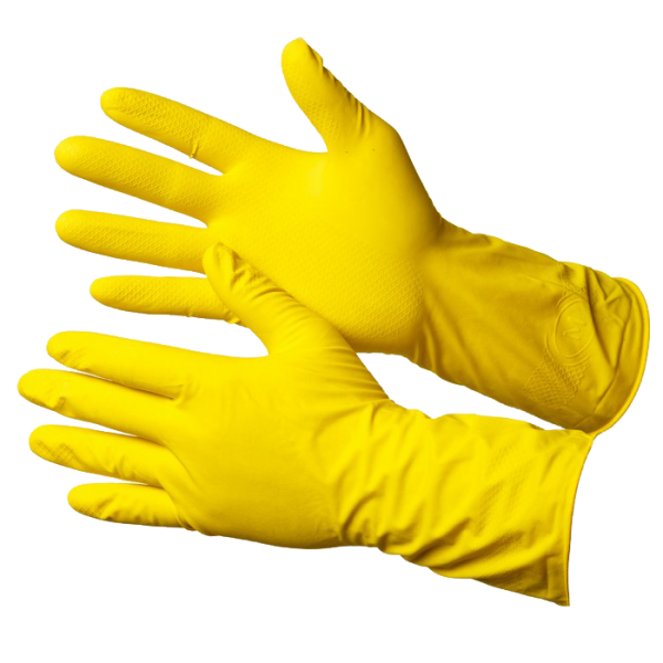 Перчатки латексные 40 грамм (арт. G40)  хозяйственные GWARD IRIS