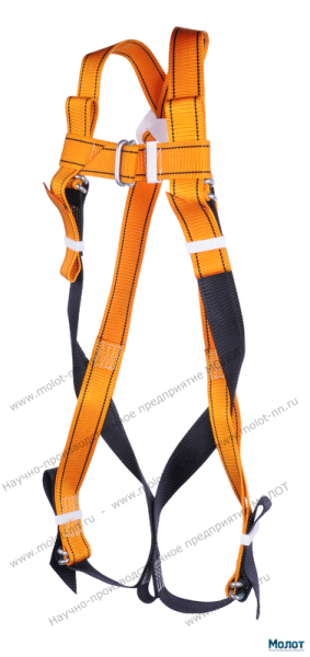 СПР II Ж 1 - Страховочная привязь с наплечными и набедренными лямками, спиновой элемент крепления и передний элемент крепления