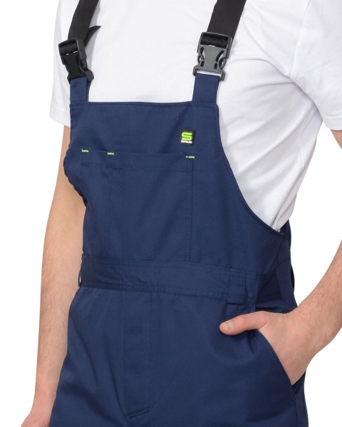 Полукомбинезон "БОСТОН"   темно-синий с васильковой и чер. отд. (ЧЗ)